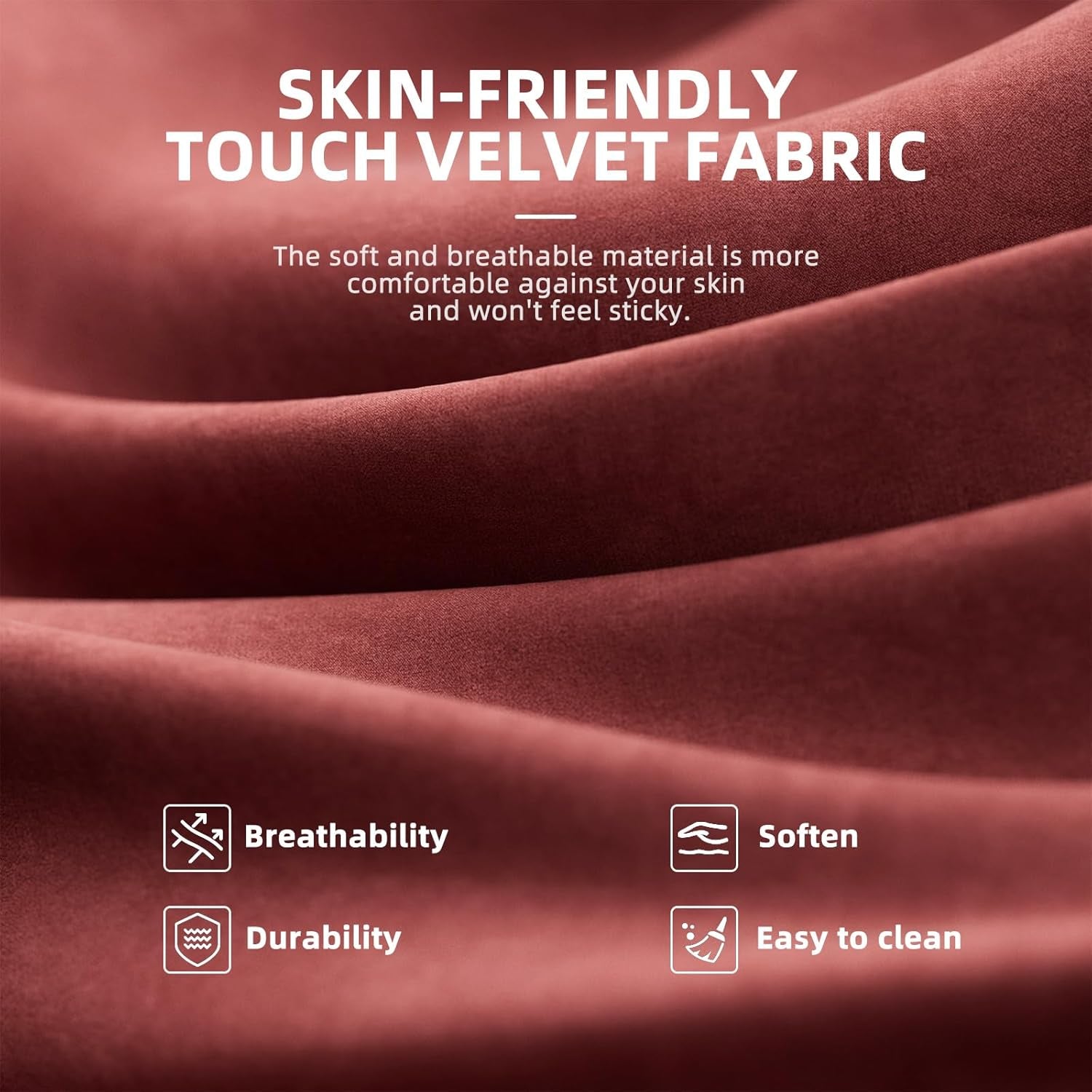 Velvet Fabric Gaming Chair with Footrest for Adults, Ergonomic Gaming Chairs with Massage Lumbar, Reclining Racing Computer Chair with Spring Cushion for Home Office Video Game, Red